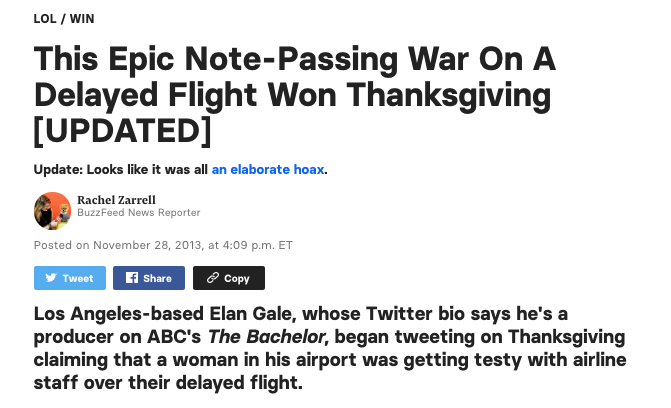 Buzzfeed Prank The Truth Behind That Epic Note Passing War on a Thanksgiving Flight