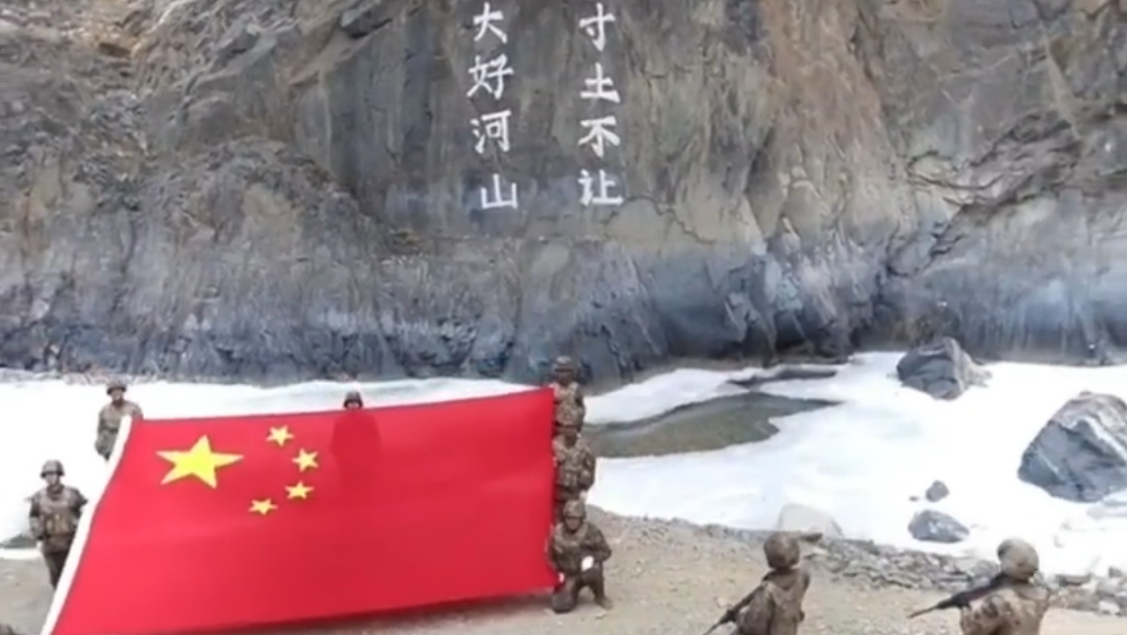 Double Check : Did the PLA Hoist the Chinese flag in Galwan Valley?